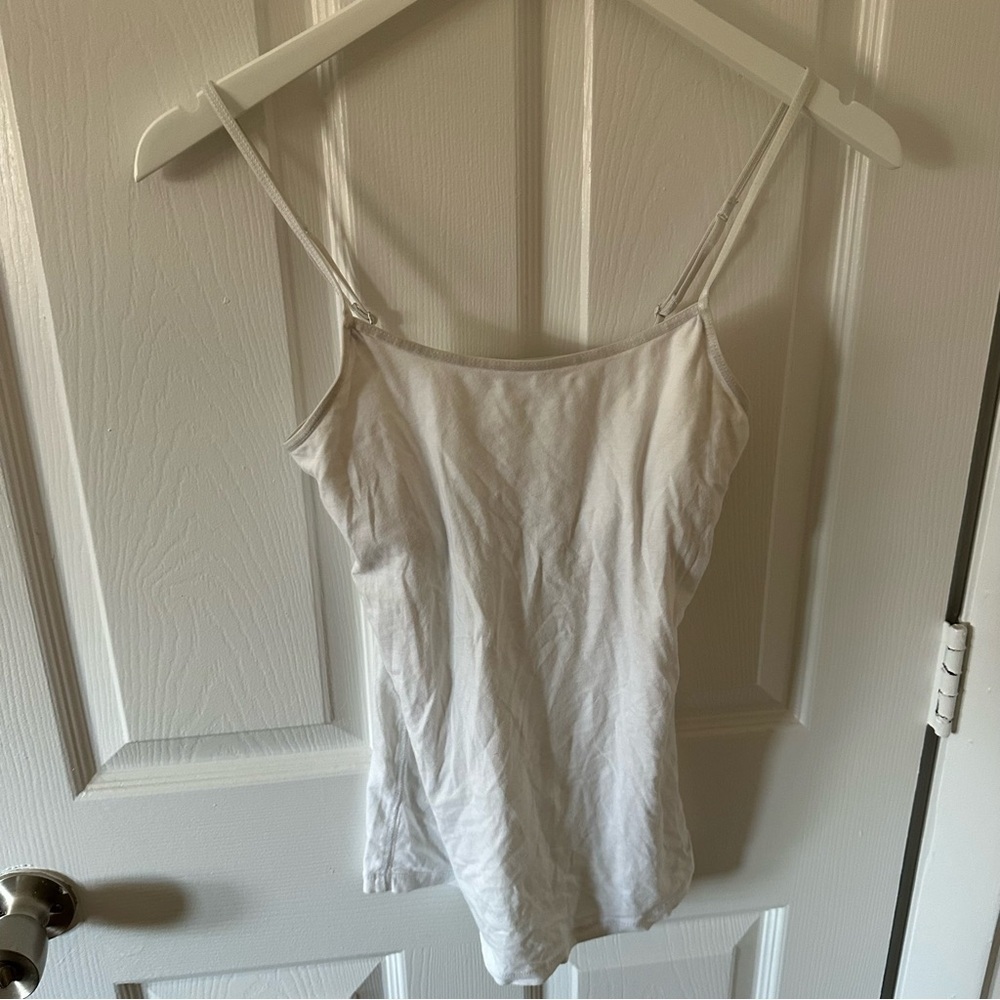 White Spaghetti Strap Top